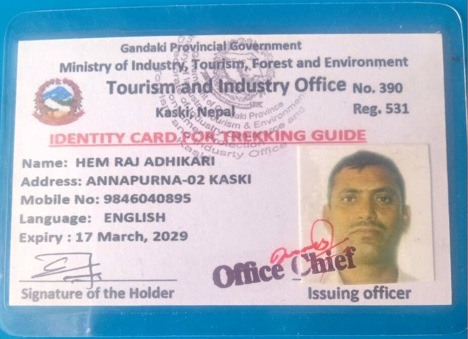 Hem Guide ID card